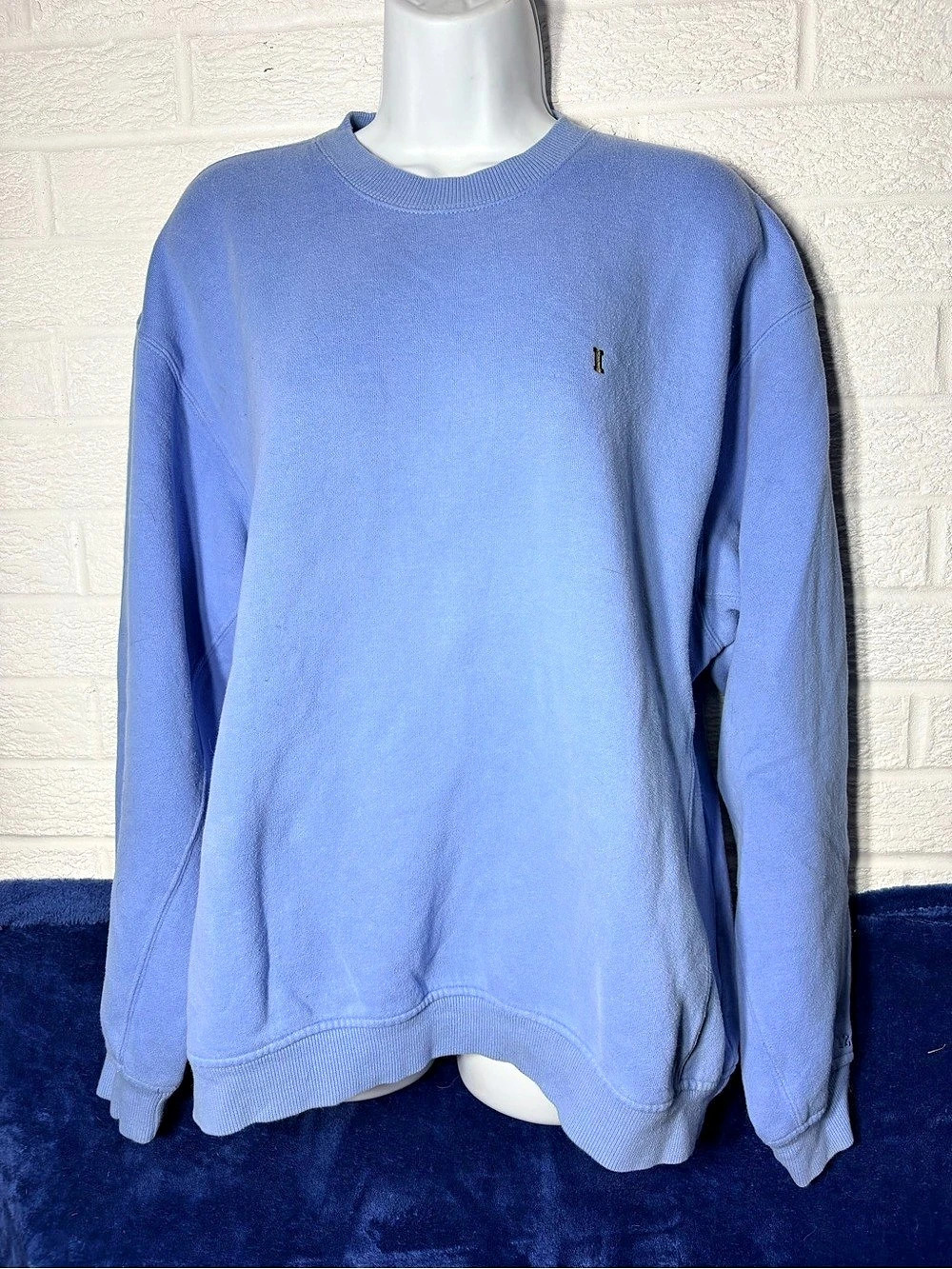 IZOD Blue Crewneck Sweatshirt Size Large
